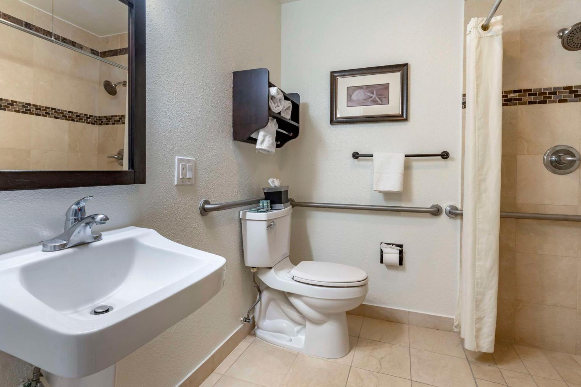 Queen Room Roll Shower Disability Access or Non-Smoking